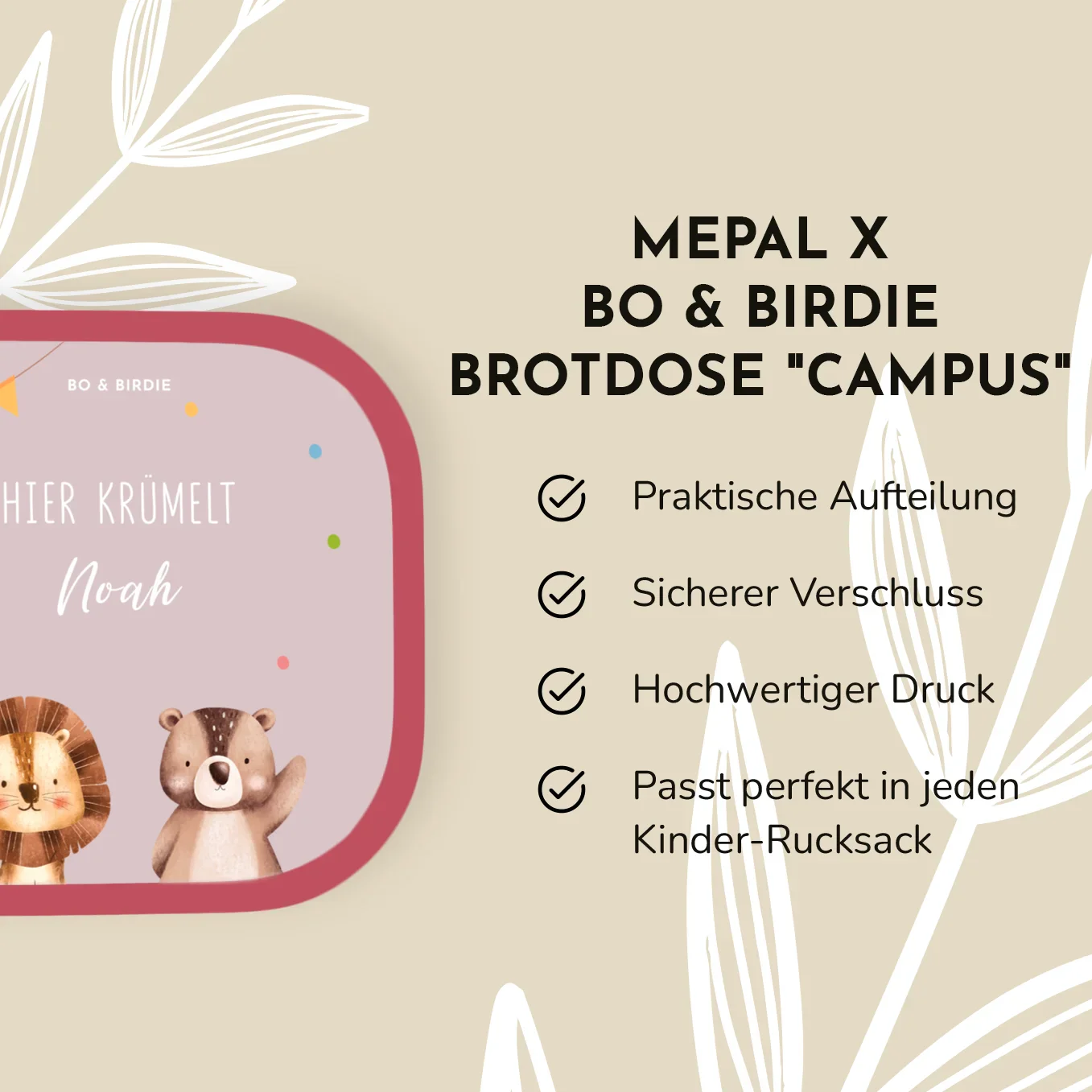 Boîte à lunch Mepal personnalisée « Confettis » – Image 7