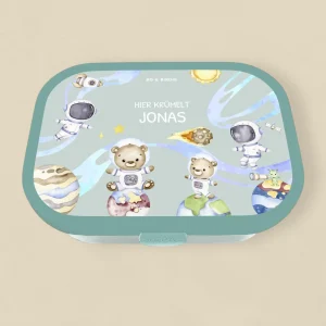 Boîte à lunch Mepal personnalisée « Espace Astronautes »