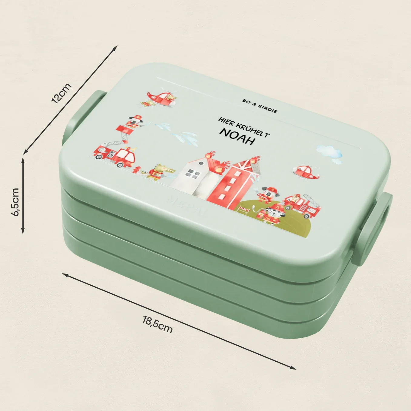 Boîte à lunch Mepal Bento personnalisée "Pompiers" – Image 8