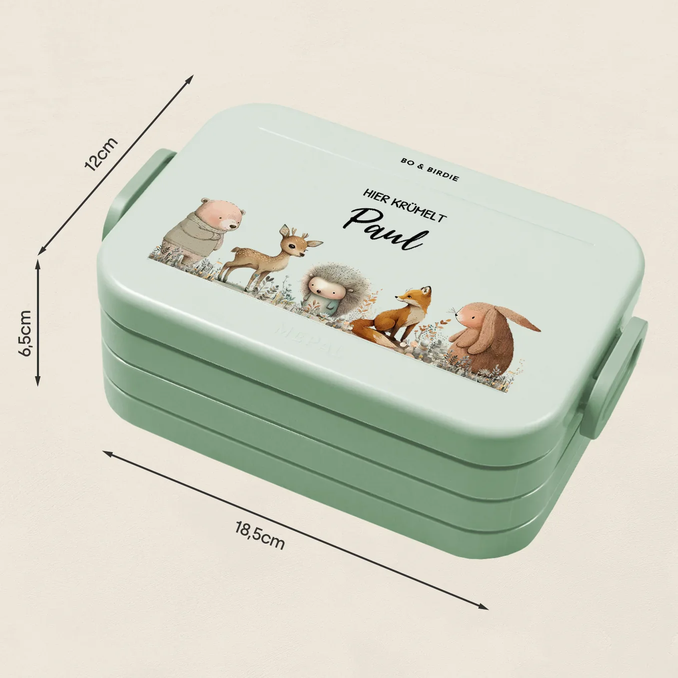 Lunch Box Mepal personnalisée « Animaux de la forêt » – Image 8