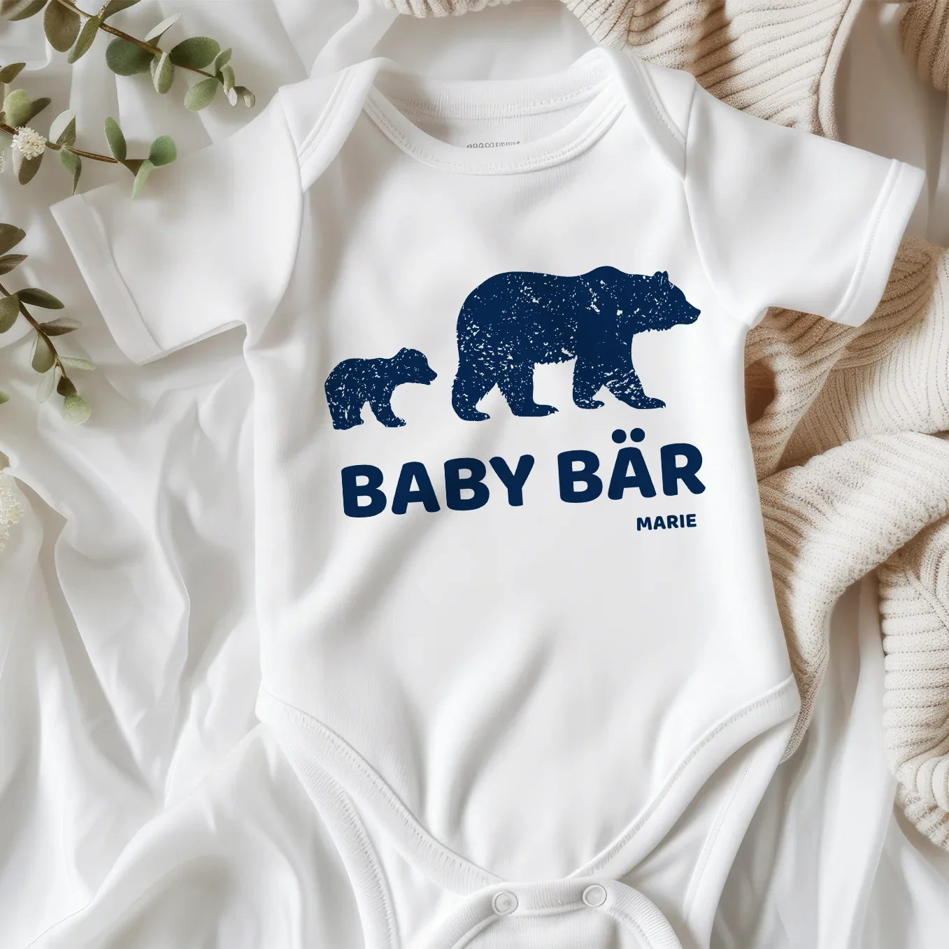 Personalisierter Partnerlook “Papa & Baby Bär” – Image 7