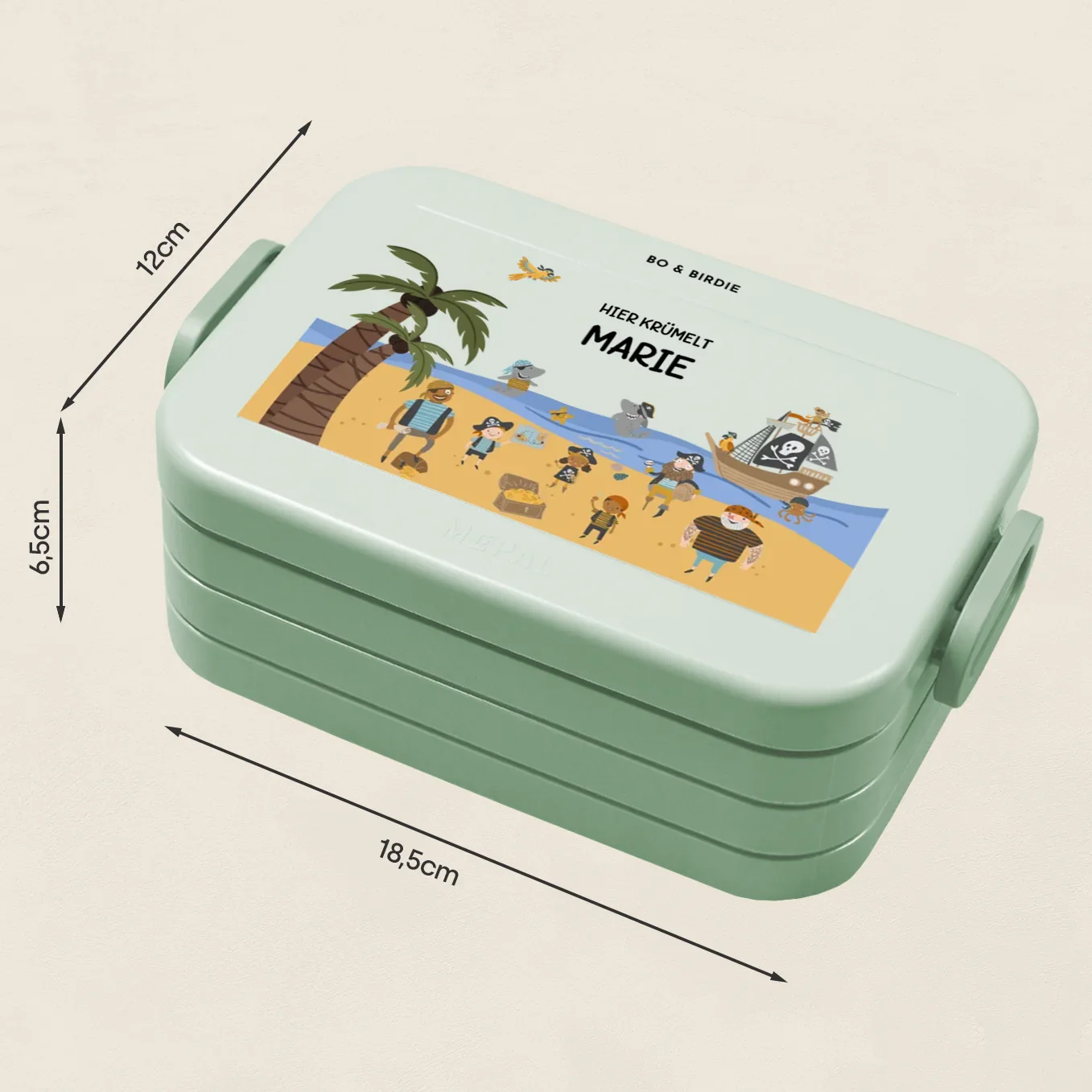 Boîte à lunch Mepal Bento personnalisée "Pirates" – Image 8