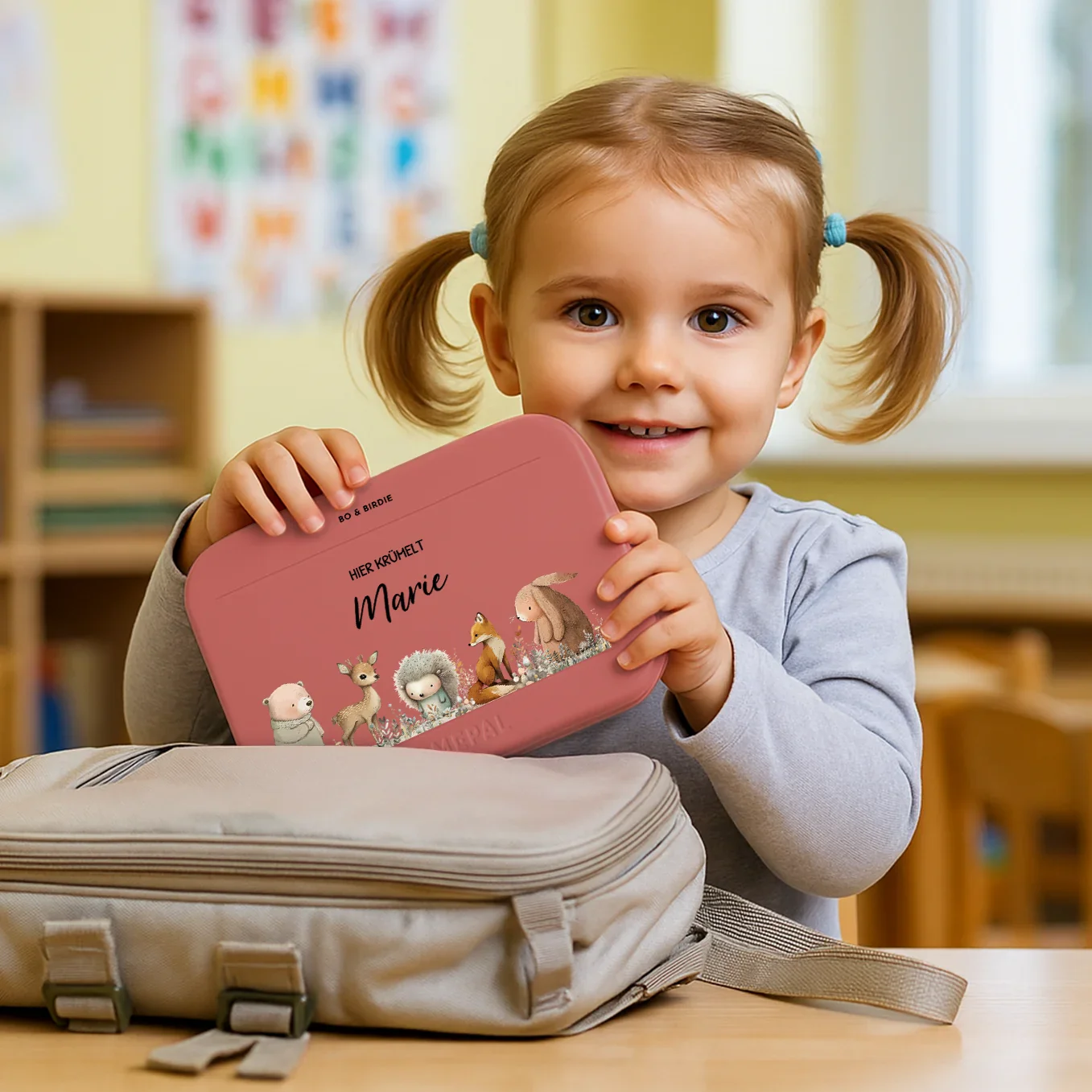 Lunch Box Mepal personnalisée « Animaux de la forêt » – Image 4
