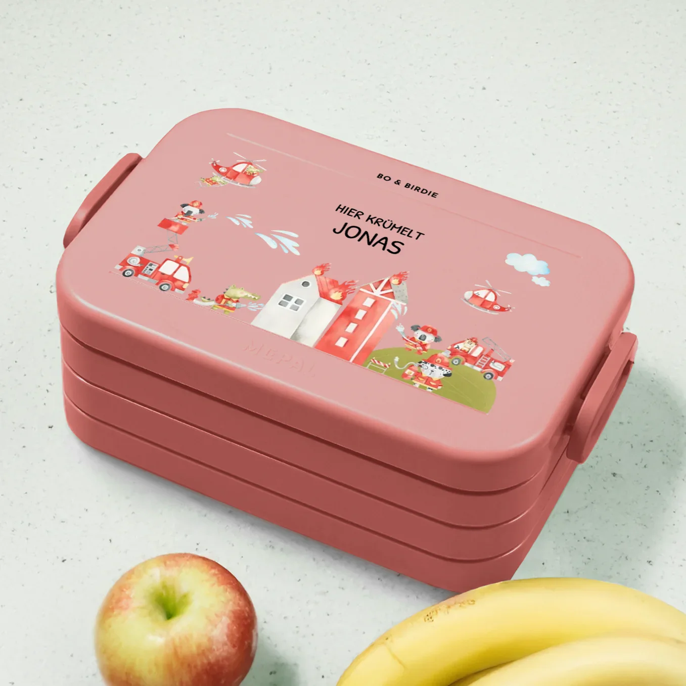 Boîte à lunch Mepal Bento personnalisée "Pompiers" – Image 6