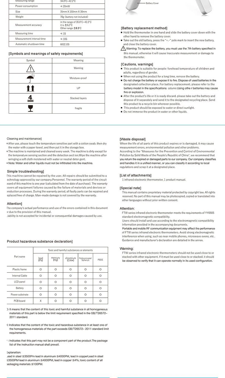 Thermomètre électronique automatique blanc – Image 8