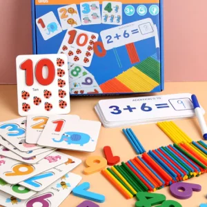 Ensemble de jouets éducatifs mathématiques