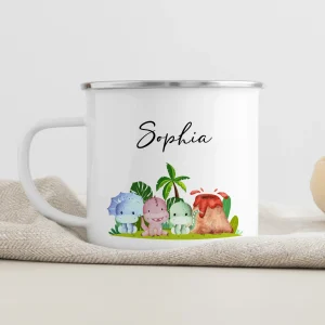 Tasse personnalisée pour enfants « Dinosaures »