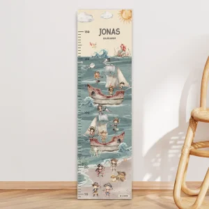 Toise à mesurer personnalisée « Île au trésor »