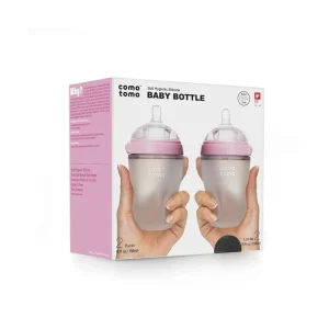 2 x biberons 250ml rose