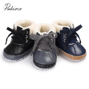 Chaussures à semelles souples et poilues - 1LoveBaby