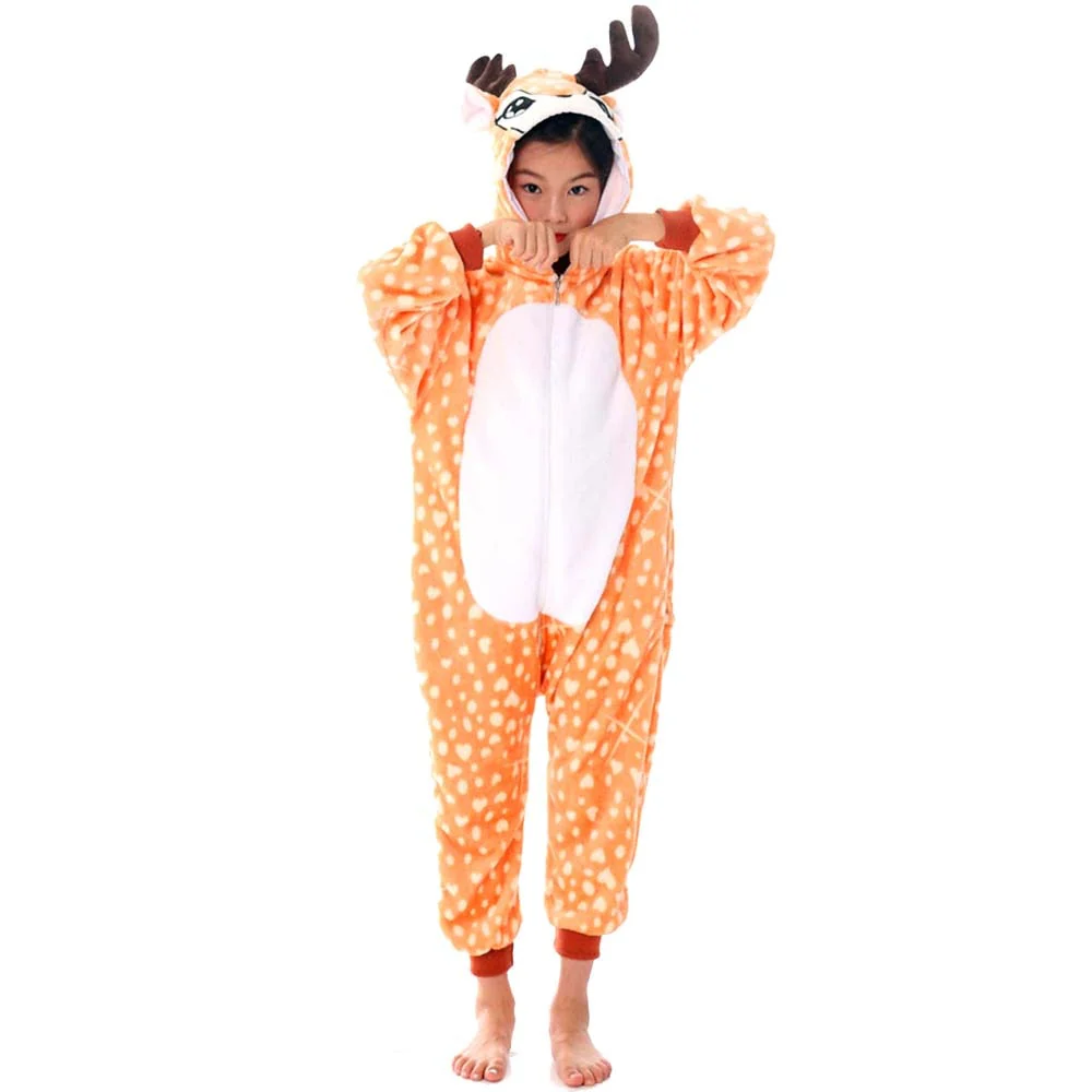 Pyjama à capuche Orange Fox – Image 4