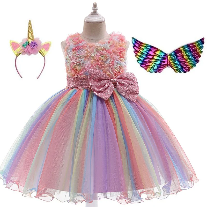 Robe de soirée licorne magique pour enfants : créez des souvenirs avec style – Image 9