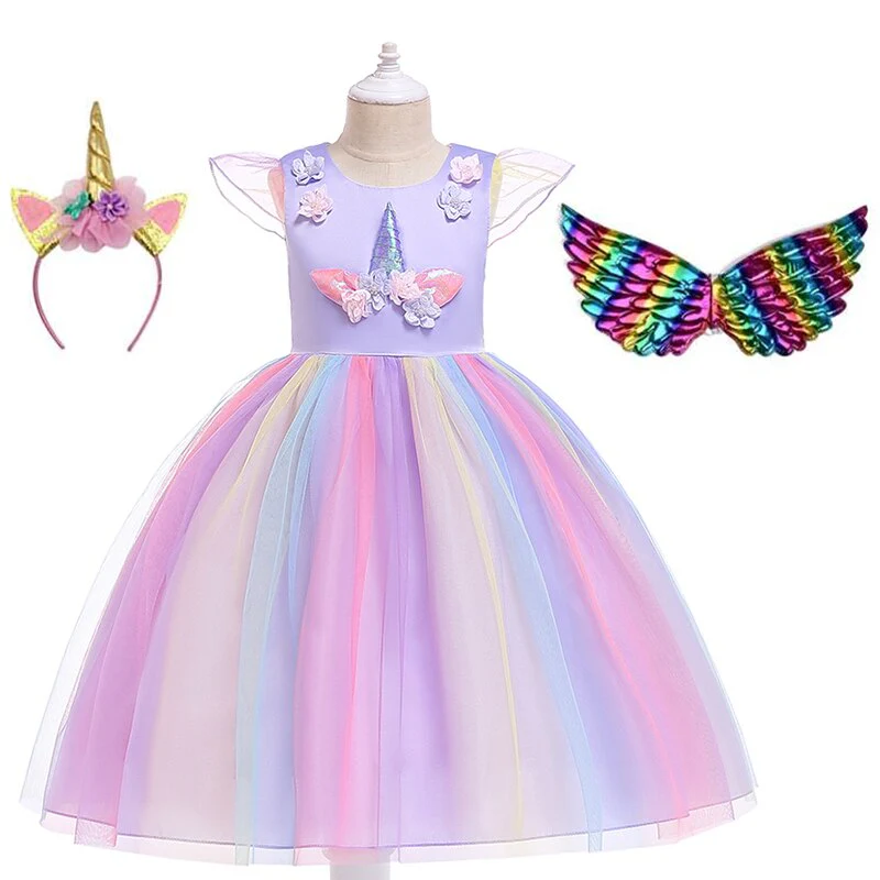 Robe de soirée licorne magique pour enfants : créez des souvenirs avec style – Image 8