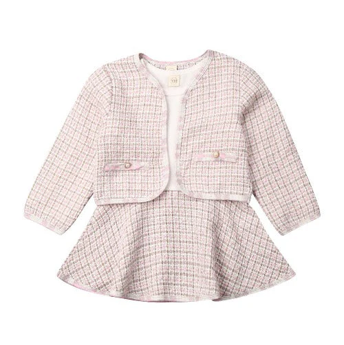 Ensemble de manteau à carreaux de concours – Image 8