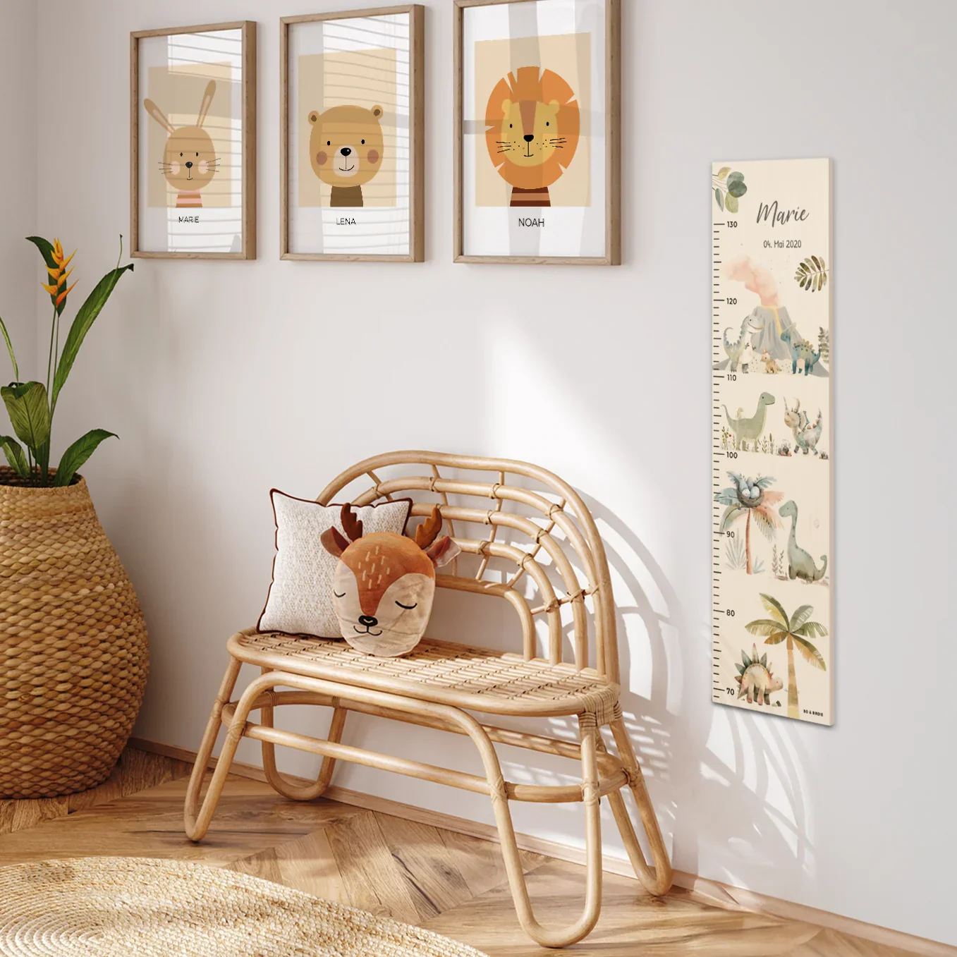 Toise personnalisée « Boho Dinosaure » – Image 2