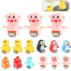 3 à 30 pièces Voiture de course Train Jouet Canard/Cochon/Dinosaure/Pingouin Monter les escaliers Jouet