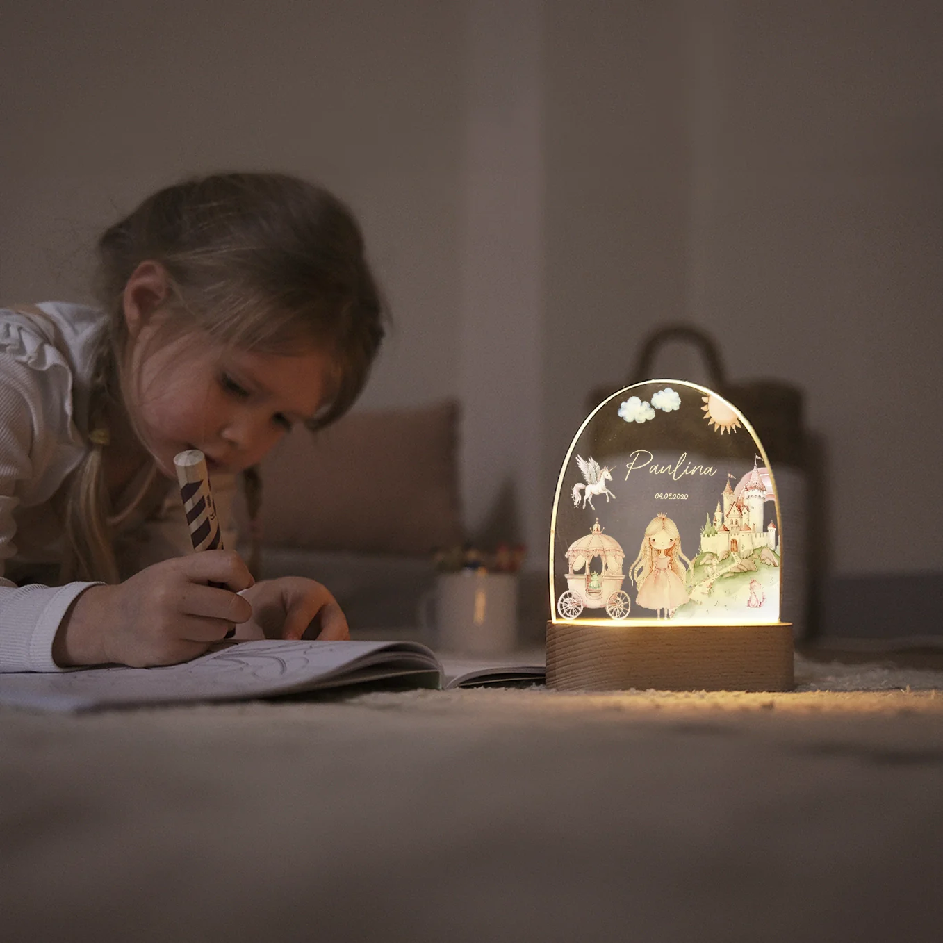 Veilleuse personnalisée « Princesse » – Image 3