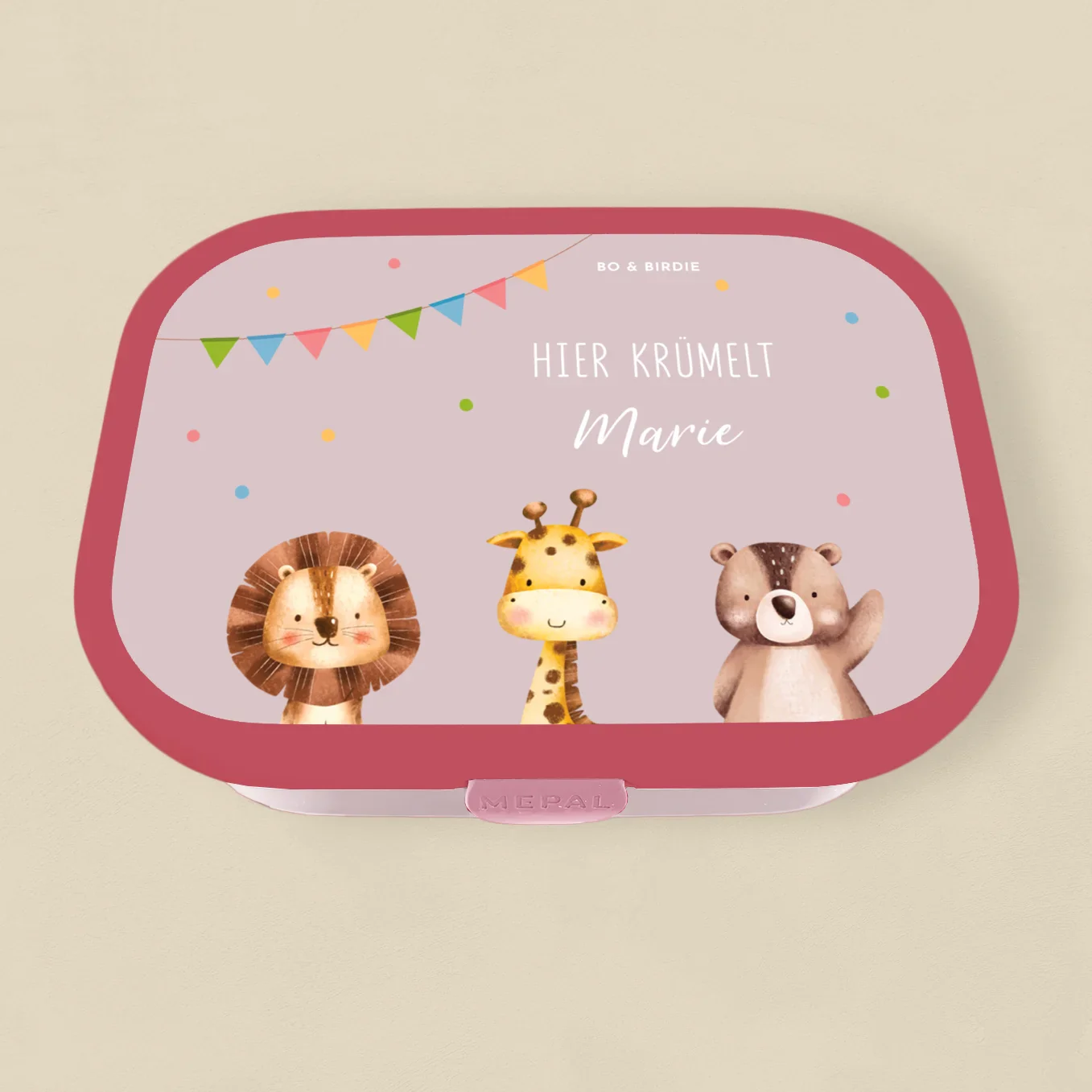 Boîte à lunch Mepal personnalisée « Confettis » – Image 3