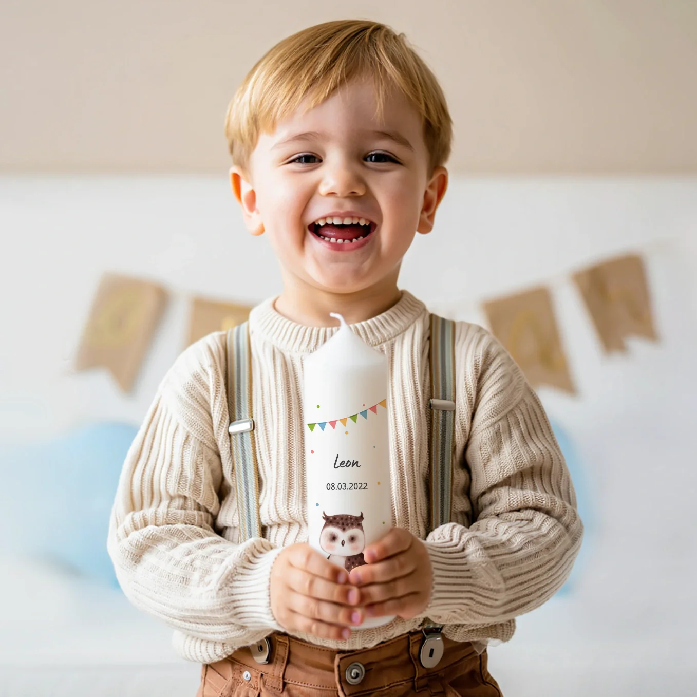 Bougie d'anniversaire personnalisée « Animal préféré » – Image 4