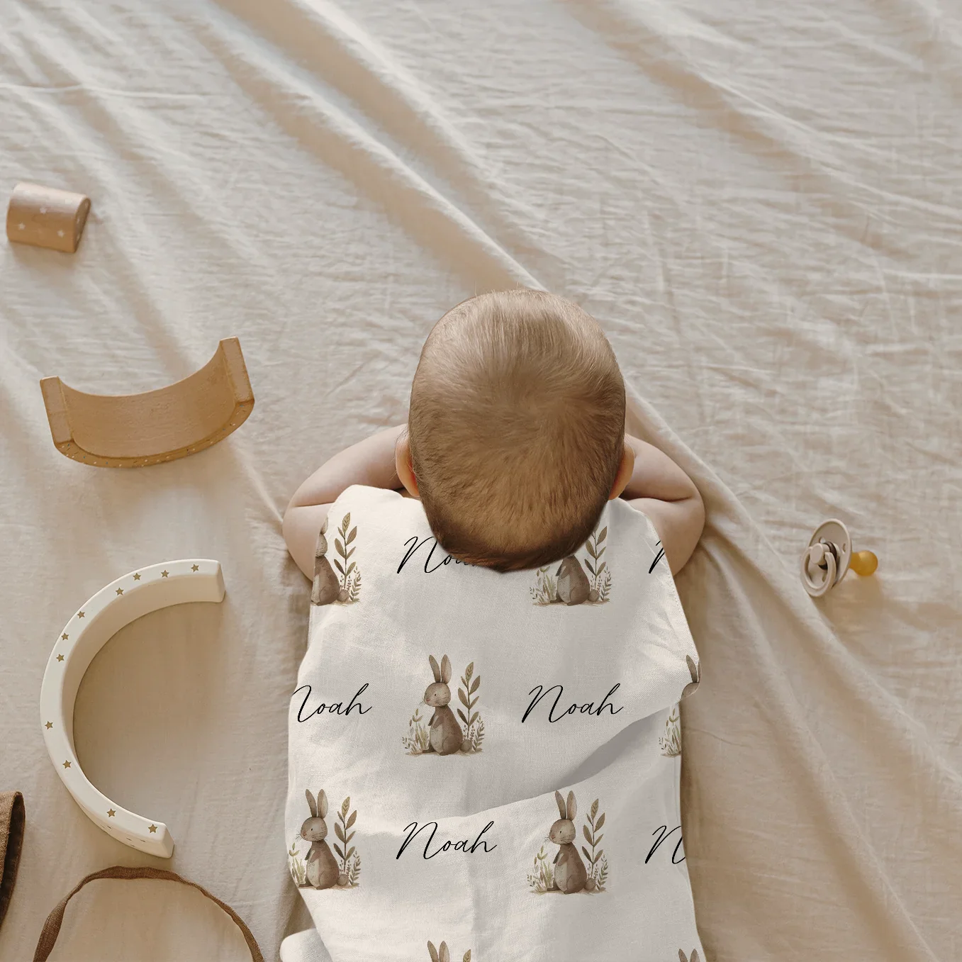 Gigoteuse bébé personnalisée "Animal préféré" – Image 5