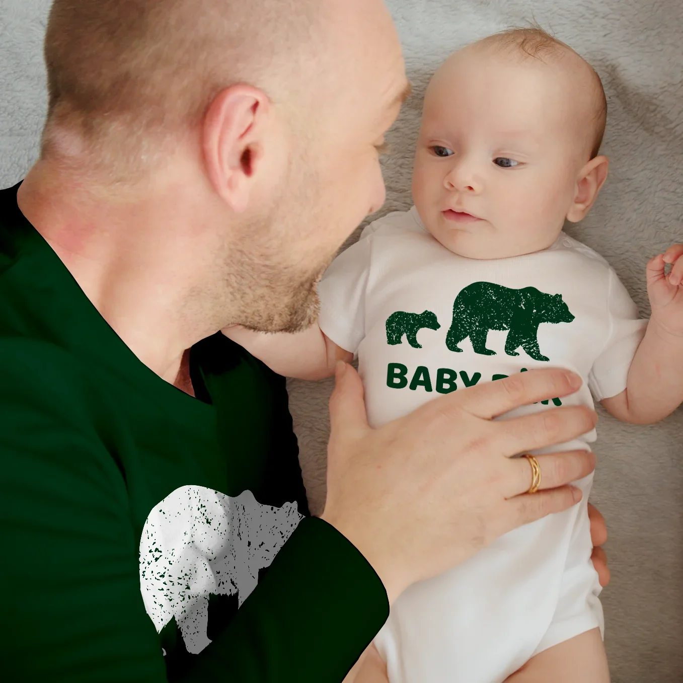 Personalisierter Partnerlook “Papa & Baby Bär” – Image 2