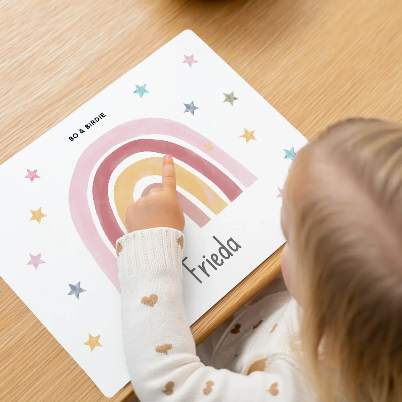 Set de table personnalisé « Arc-en-ciel » – Image 3