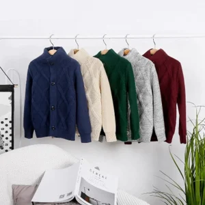 Cardigans en maille torsadée