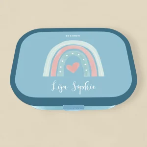 Boîte à lunch Mepal personnalisée "Arc-en-ciel"