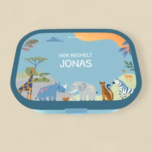 Boîte à lunch Mepal Campus personnalisée "Afrique"