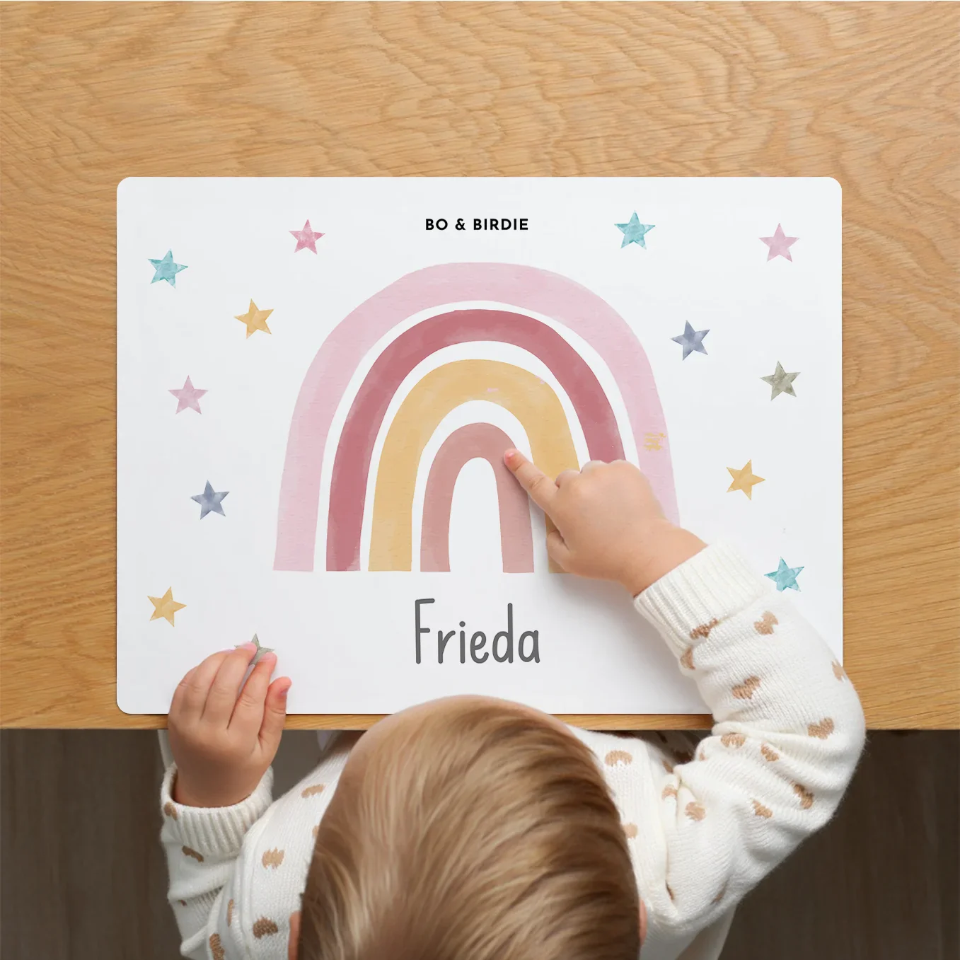 Set de table personnalisé « Arc-en-ciel » – Image 6