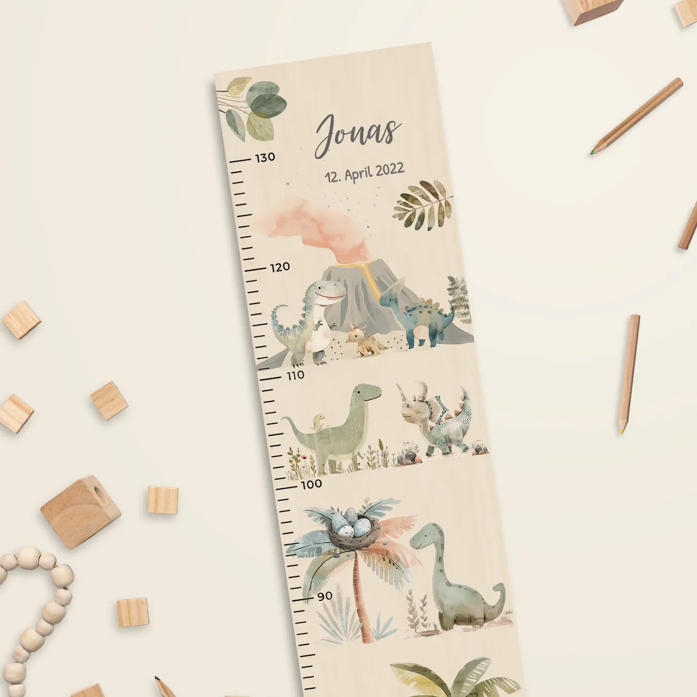 Toise personnalisée « Boho Dinosaure » – Image 8