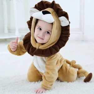 Combinaison bébé lion