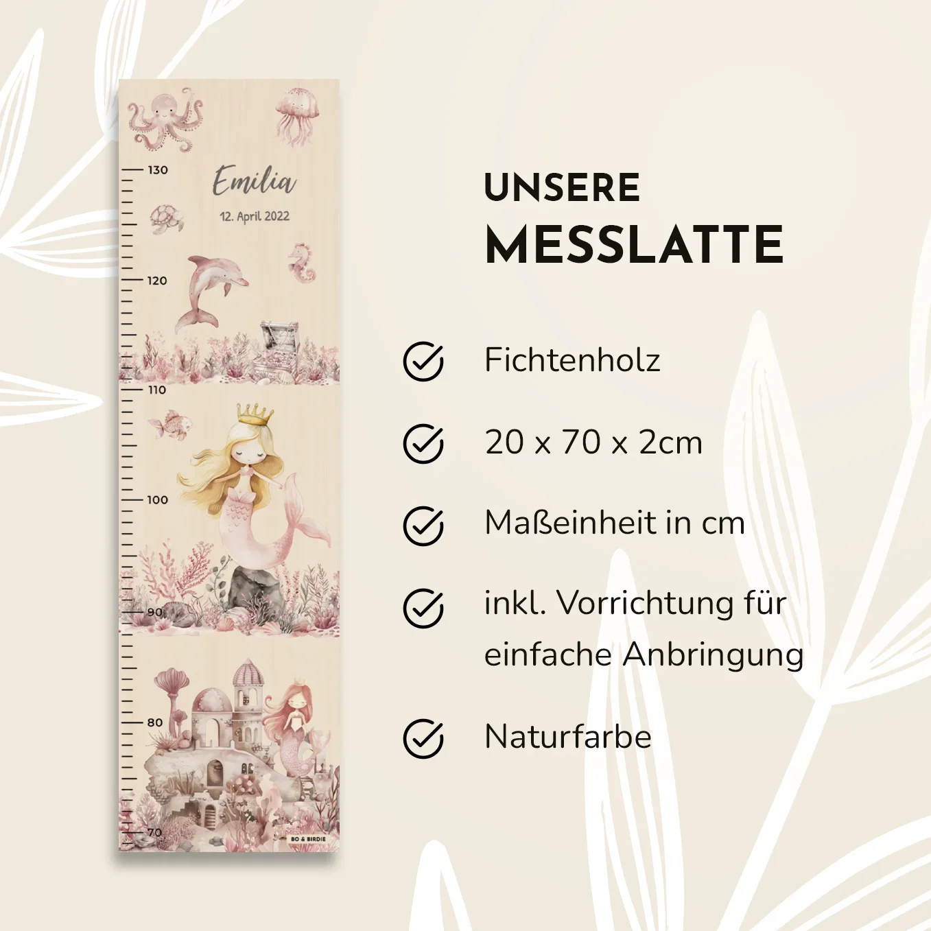 Toise à mesurer personnalisée « Sirène » – Image 8
