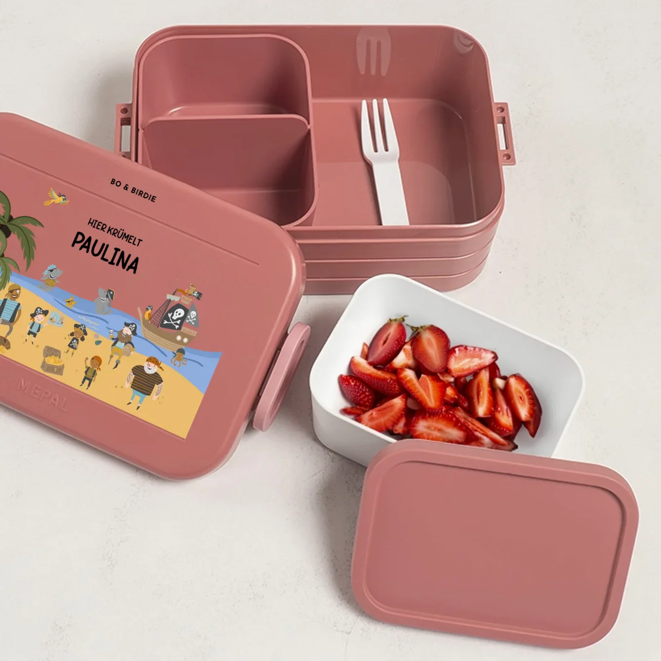 Boîte à lunch Mepal Bento personnalisée "Pirates" – Image 3