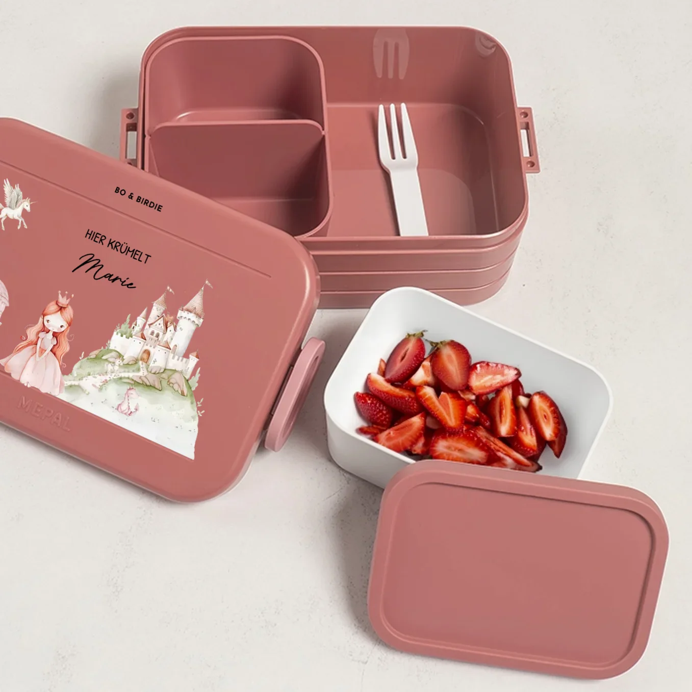 Boîte à lunch Mepal Bento personnalisée "Princesse" – Image 3