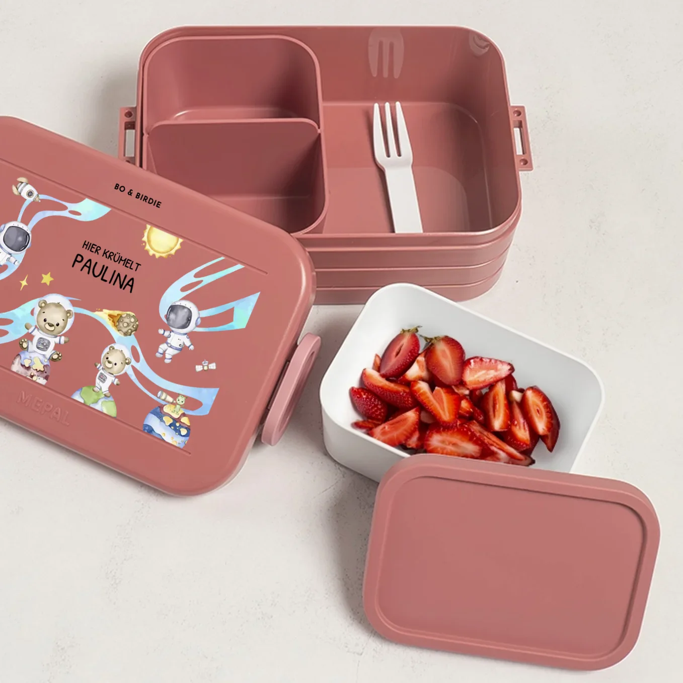 Boîte à lunch Mepal personnalisée « Astronautes de l'espace » – Image 3
