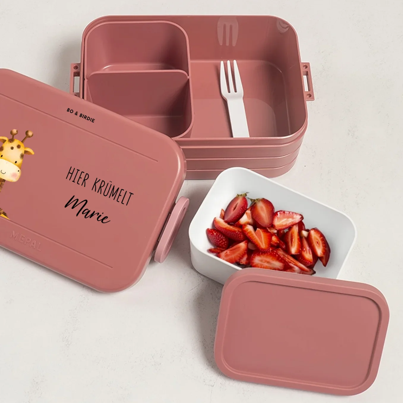 Lunch box Mepal personnalisée « Ici grignotte » – Image 3