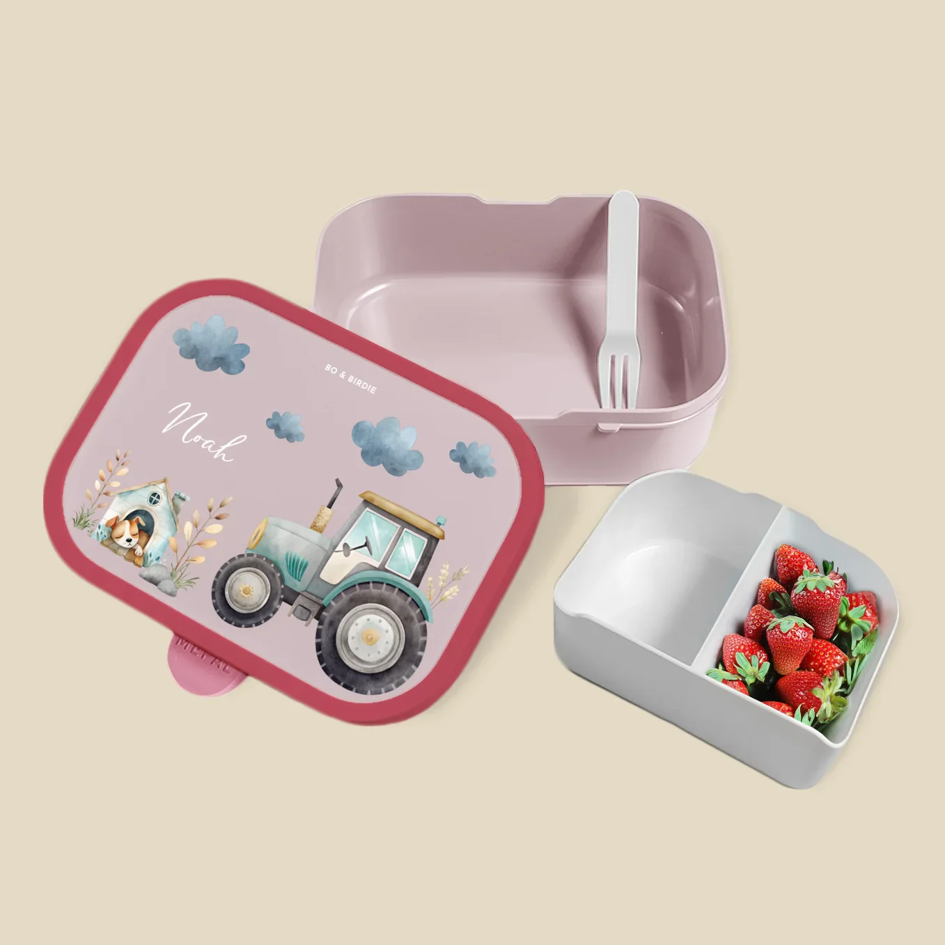 Boîte à lunch Mepal personnalisée « Tracteur » – Image 5
