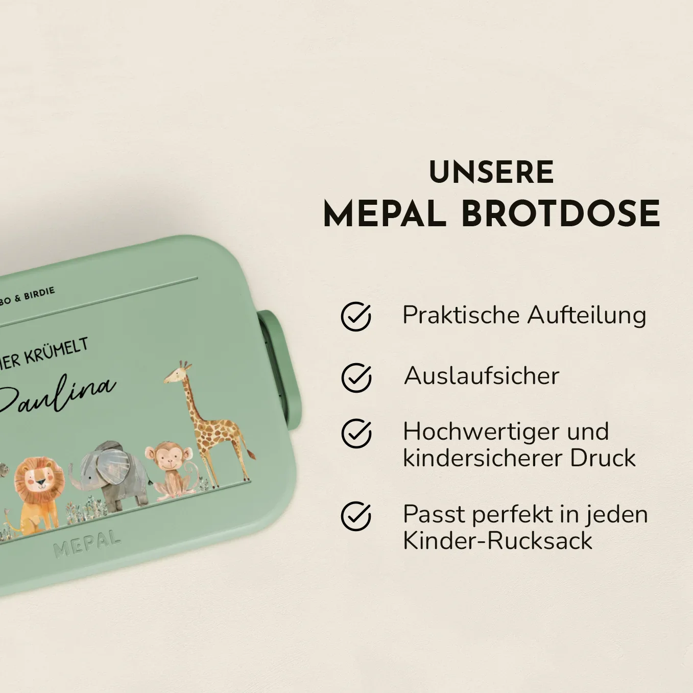 Lunch Box Mepal personnalisée « Safari » – Image 5