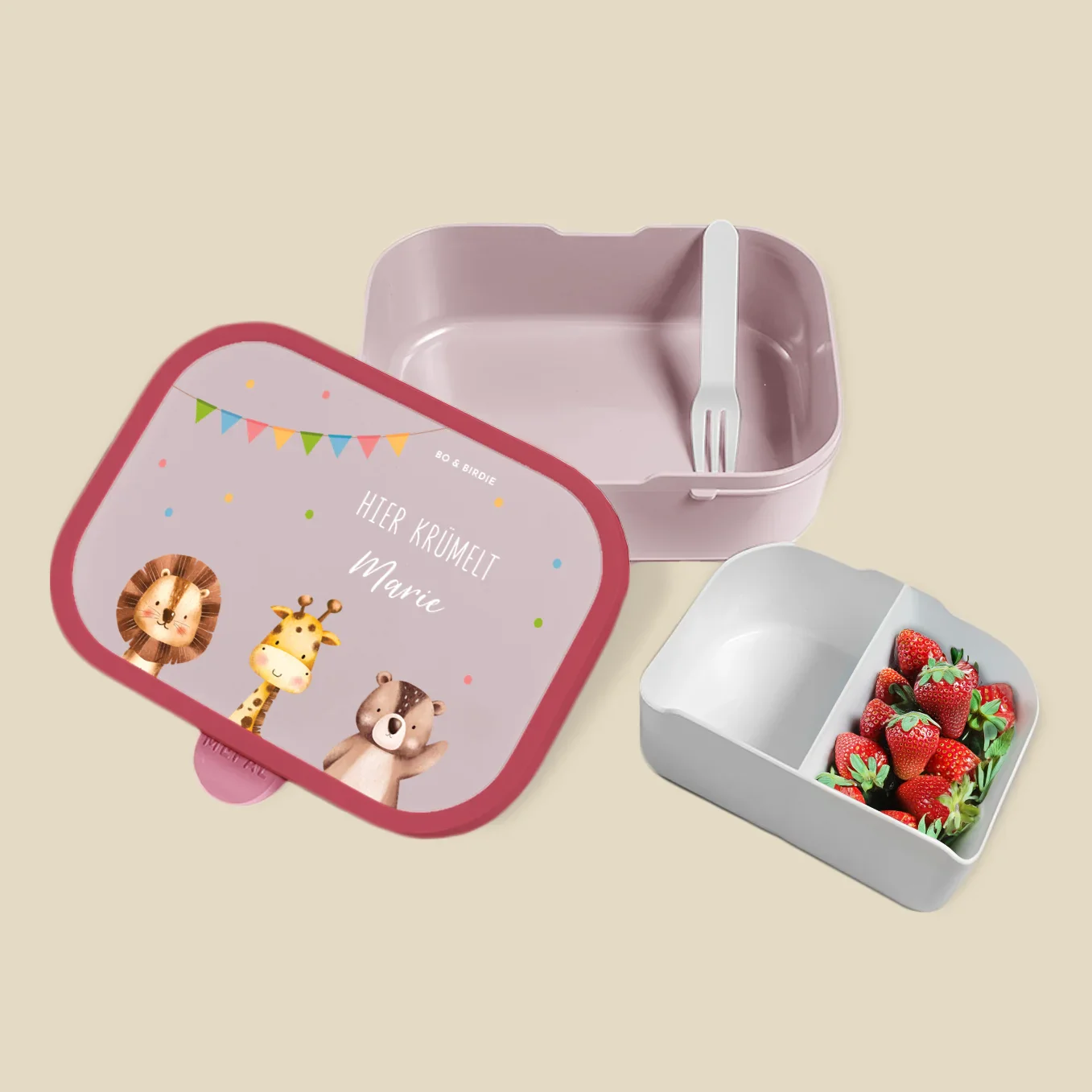 Boîte à lunch Mepal personnalisée « Confettis » – Image 5