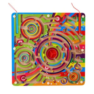 Jouets de puzzle labyrinthe en bois