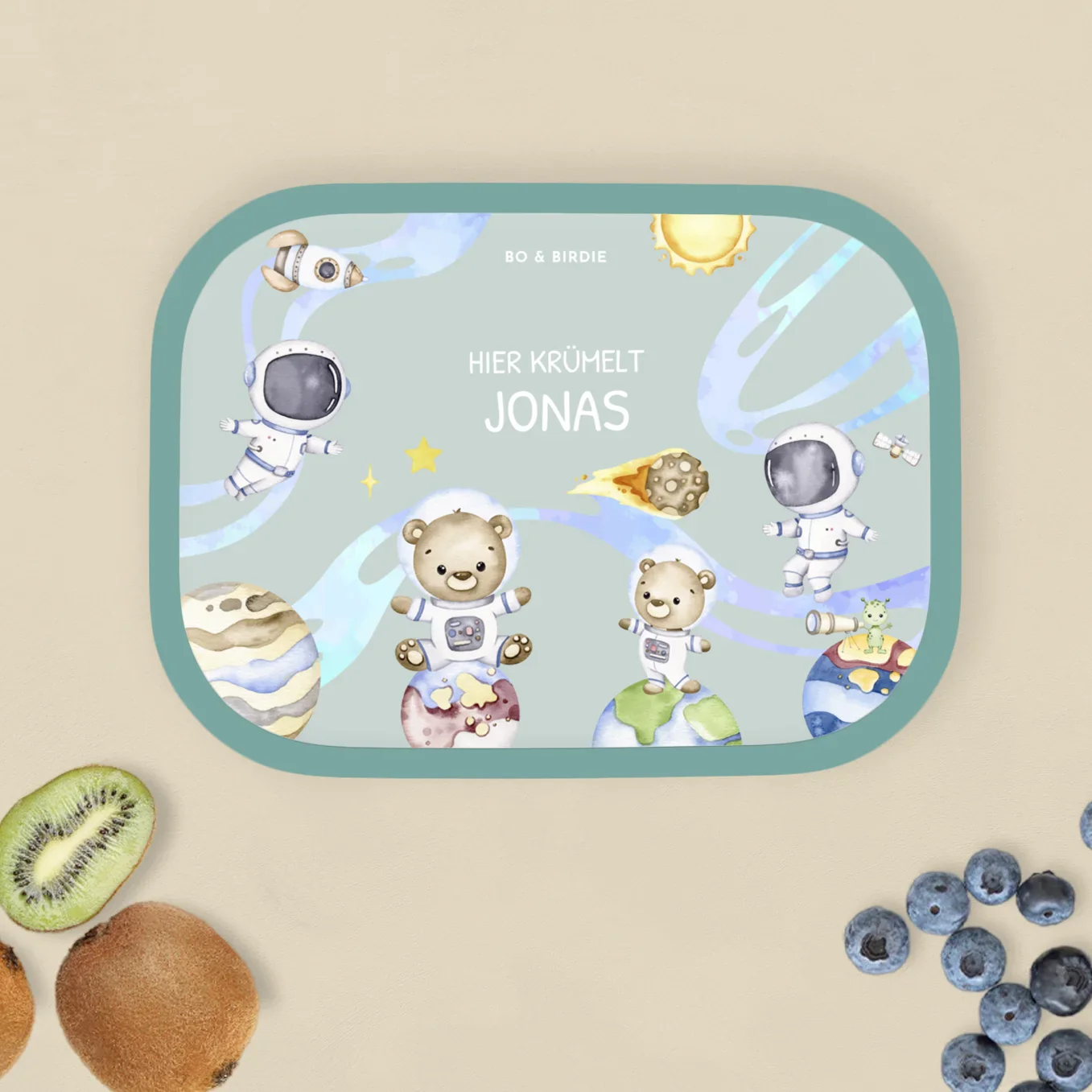 Boîte à lunch Mepal personnalisée « Espace Astronautes » – Image 5
