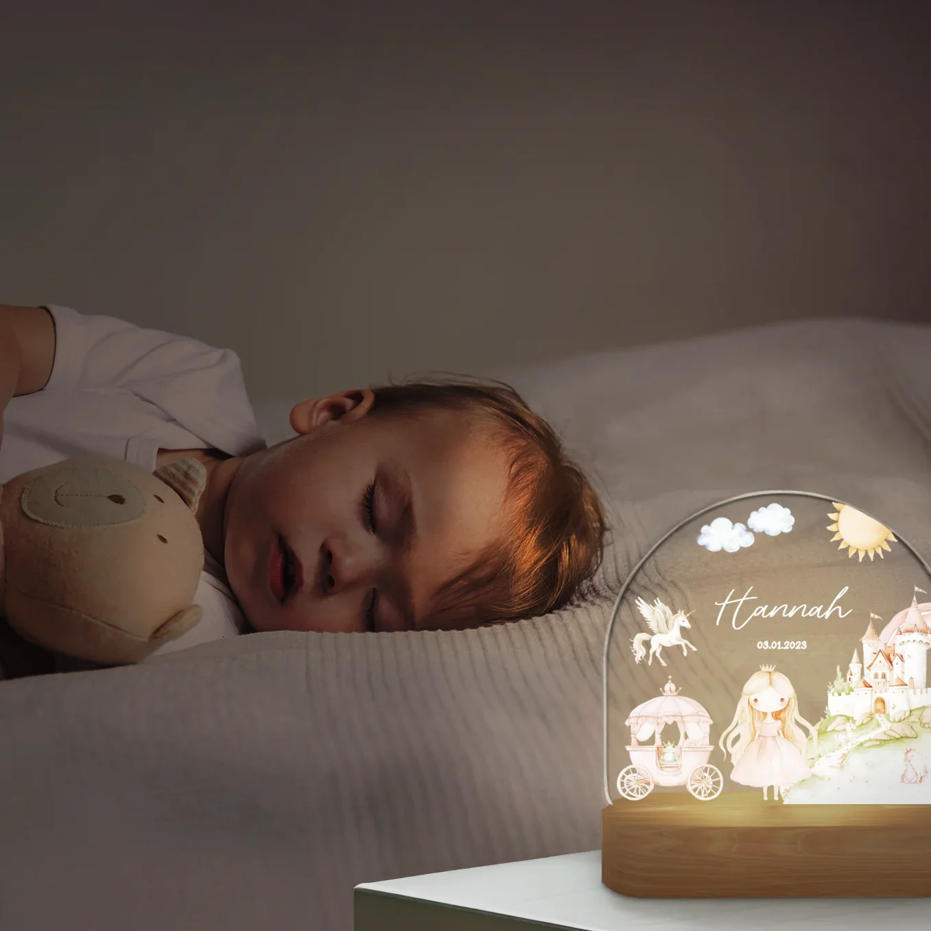 Veilleuse personnalisée « Princesse » – Image 8