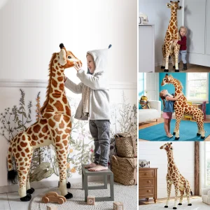 Girafe grande et moelleuse - 1LoveBaby