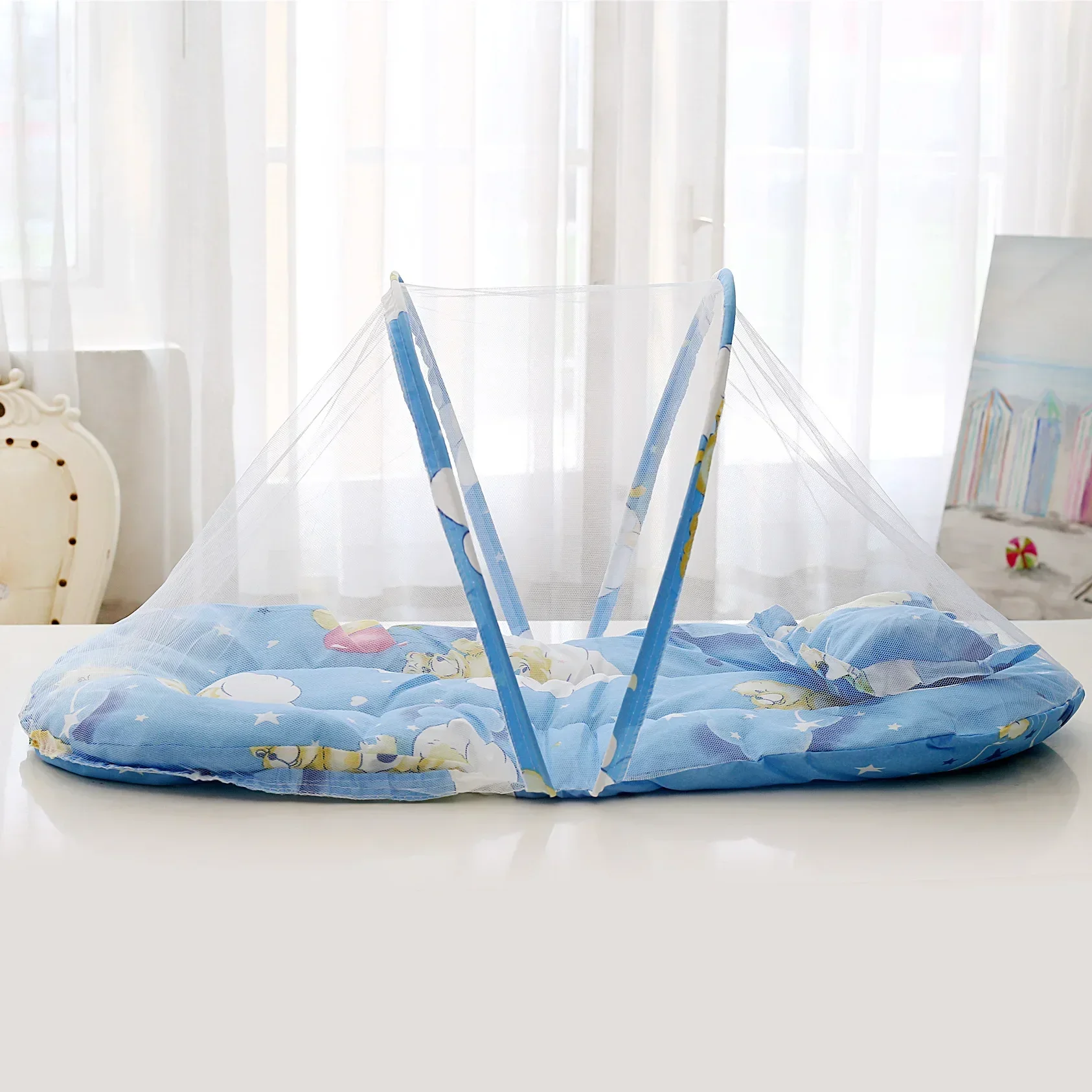 Moustiquaire pour lit bébé portable et pliable – Image 2