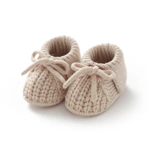 Chaussons tricotés pour bébé | Chaussons de berceau doux faits main pour nouveau-né de 0 à 18 mois