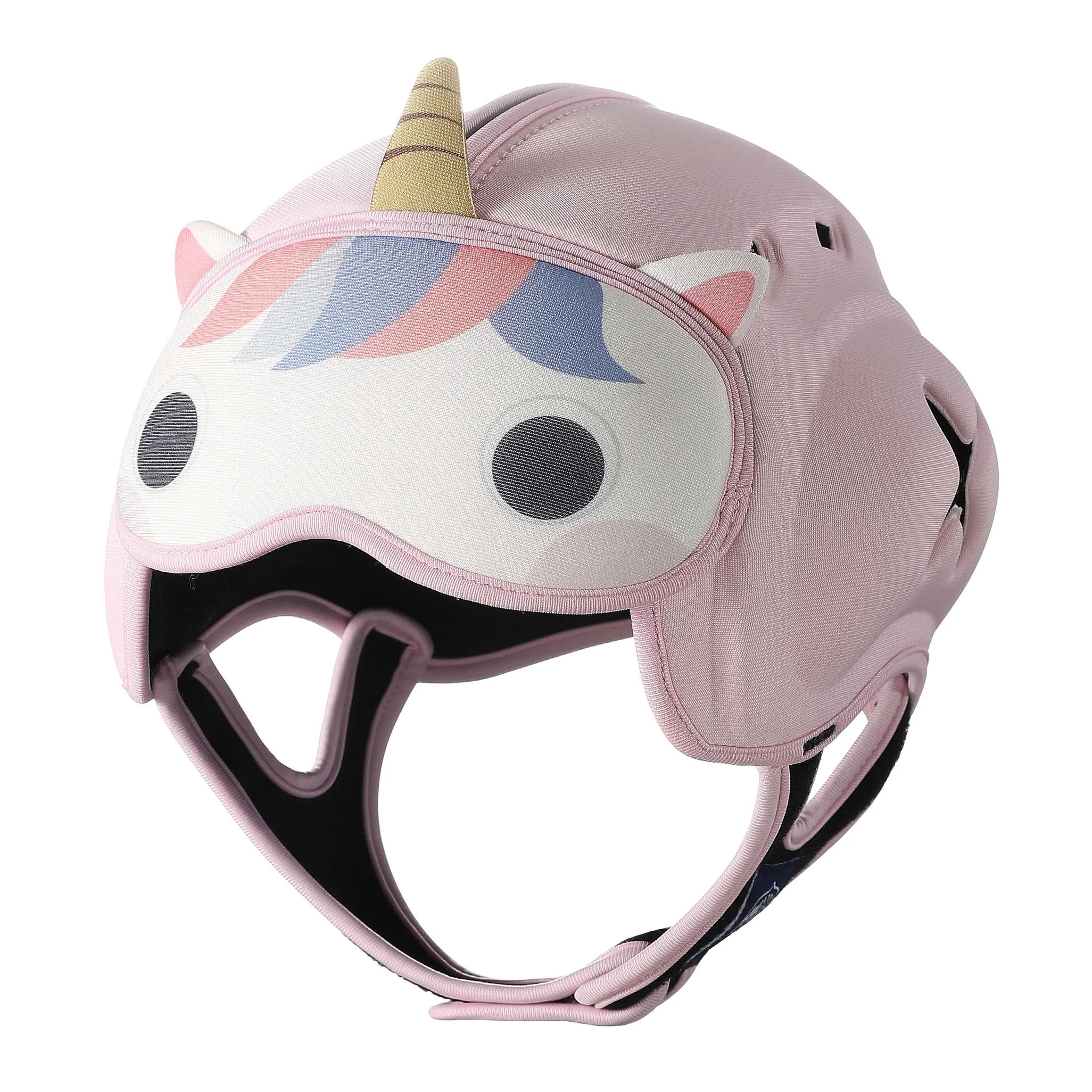 Casque de sécurité pour bébé pour ramper et marcher – Protection de tête ultra légère, respirante et réglable avec de jolis motifs d'animaux – Image 7