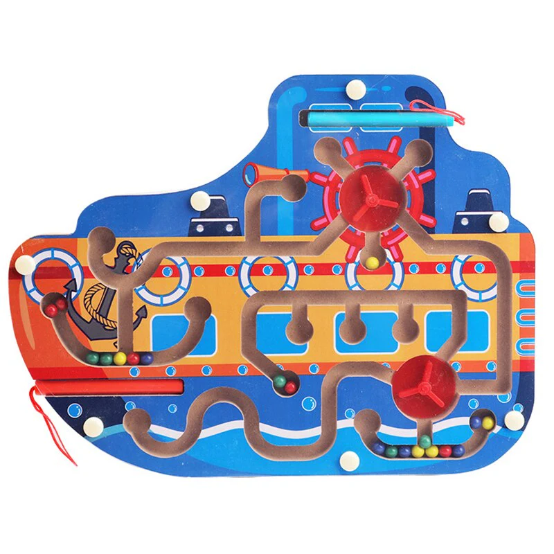 Jouets de puzzle labyrinthe en bois – Image 6