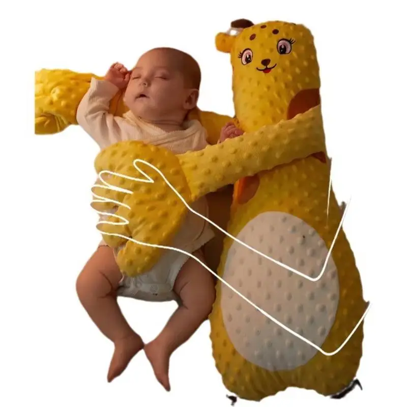 Oreiller apaisant pour bébé Big White Goose – Jouet en peluche intelligent pour aider au sommeil des nouveau-nés | – Image 6