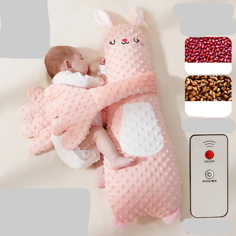Oreiller apaisant pour bébé Big White Goose – Jouet en peluche intelligent pour aider au sommeil des nouveau-nés | – Image 9